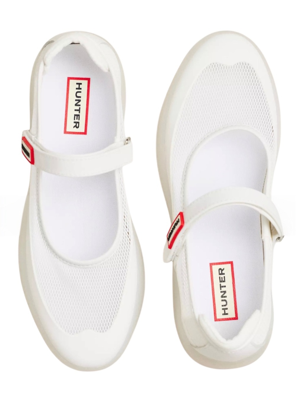NWT Hunter Mire Casual Mesh Mary Jane Sneakers Shoes White Size 10 NEW IN BOX